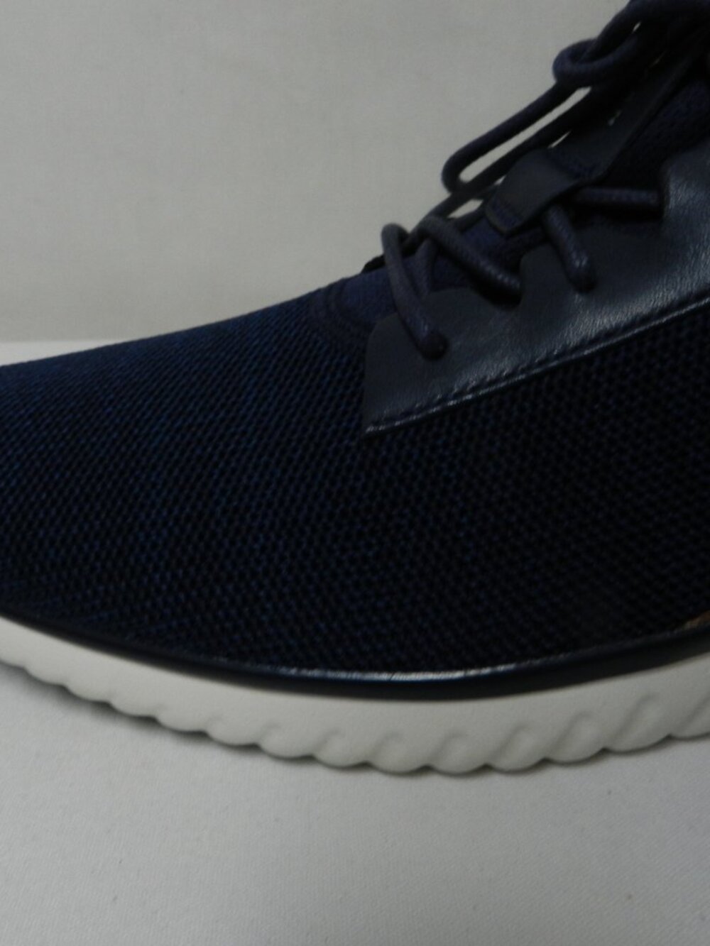 Cole Haan Grand Sport Sneakers Knit w/ Leather blue brown Men NIB NEW Size Sz 10 - Picture 10 of 16